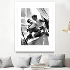 Jackie and Jack on a Boat by M Studio on GIANT ART - black and white  photography