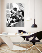 Jackie and Jack on a Boat by M Studio on GIANT ART - black and white  photography