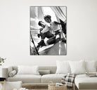 Jackie and Jack on a Boat by M Studio on GIANT ART - black and white  photography