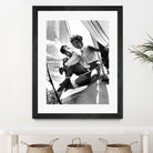 Jackie and Jack on a Boat by M Studio on GIANT ART - black and white  photography