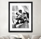 Jackie and Jack on a Boat by M Studio on GIANT ART - black and white  photography