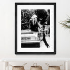 Brigitte Bardot  with her dog in St. Tropez, 1962 by M Studio on GIANT ART - black and white photographie bardot