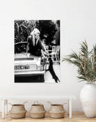 Brigitte Bardot  with her dog in St. Tropez, 1962 by M Studio on GIANT ART - black and white photographie bardot