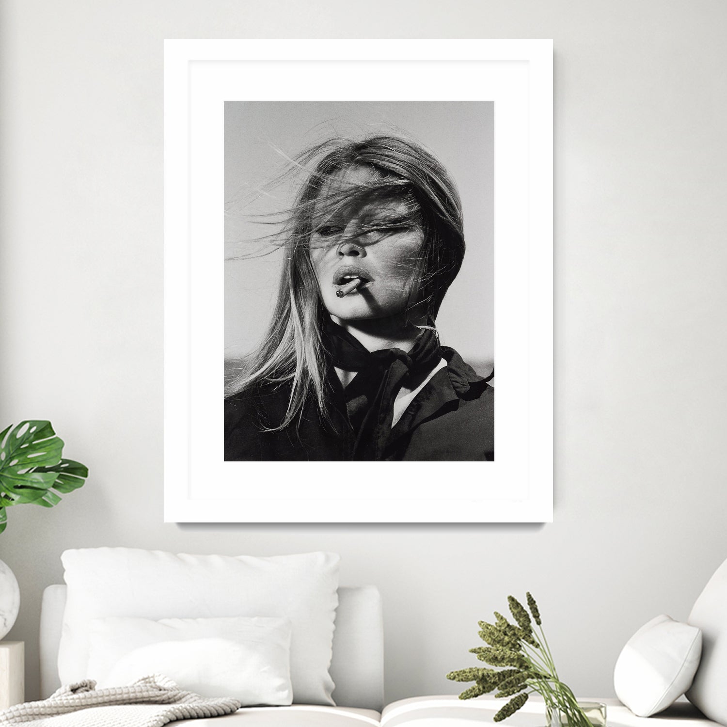 Brigitte Bardot by M Studio on GIANT ART - black and white black and white bardot