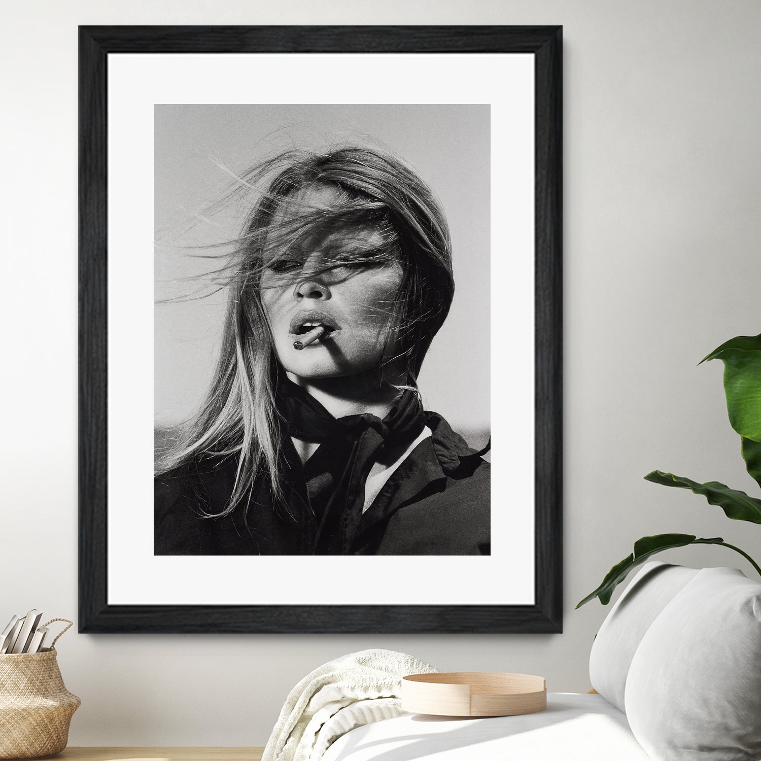 Brigitte Bardot by M Studio on GIANT ART - black and white black and white bardot