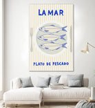 la Mar by M Studio on GIANT ART - blue figurative kitchen