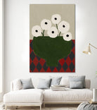 Flor by M Studio on GIANT ART - red botanical