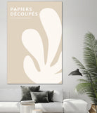 Papiers Découpés XV by M Studio on GIANT ART - beige mid century mid century