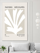 Papiers Découpés H by M Studio on GIANT ART - beige