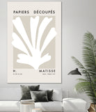 Papiers Découpés H by M Studio on GIANT ART - beige