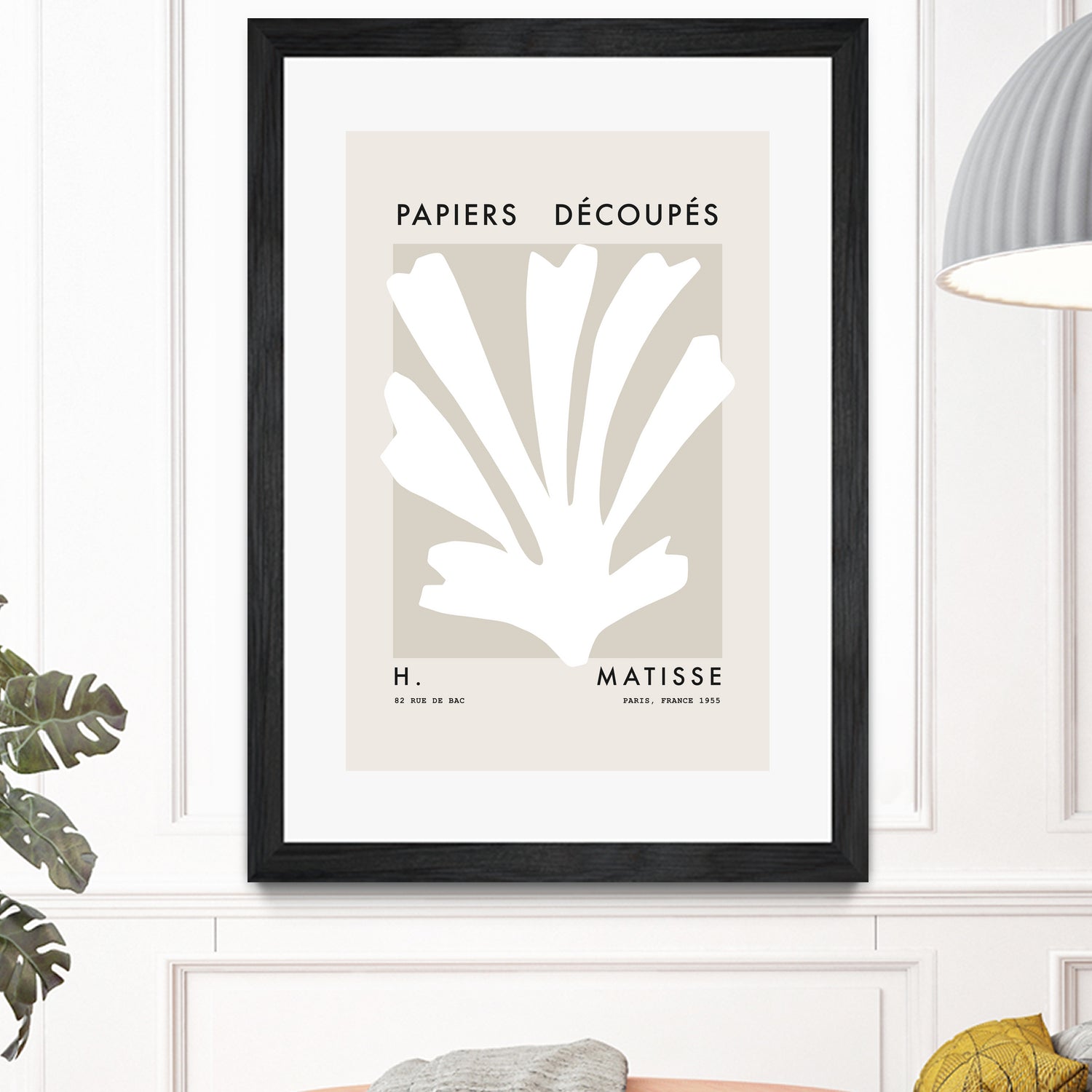 Papiers Découpés H by M Studio on GIANT ART - beige