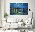Starry Night Over the Rhône by Vincent van Gogh on GIANT ART - masters masters