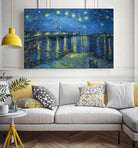Starry Night Over the Rhône by Vincent van Gogh on GIANT ART - masters masters