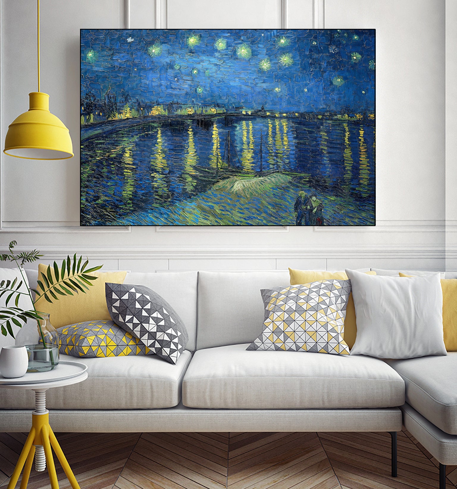 Starry Night Over the Rhône by Vincent van Gogh on GIANT ART - masters masters