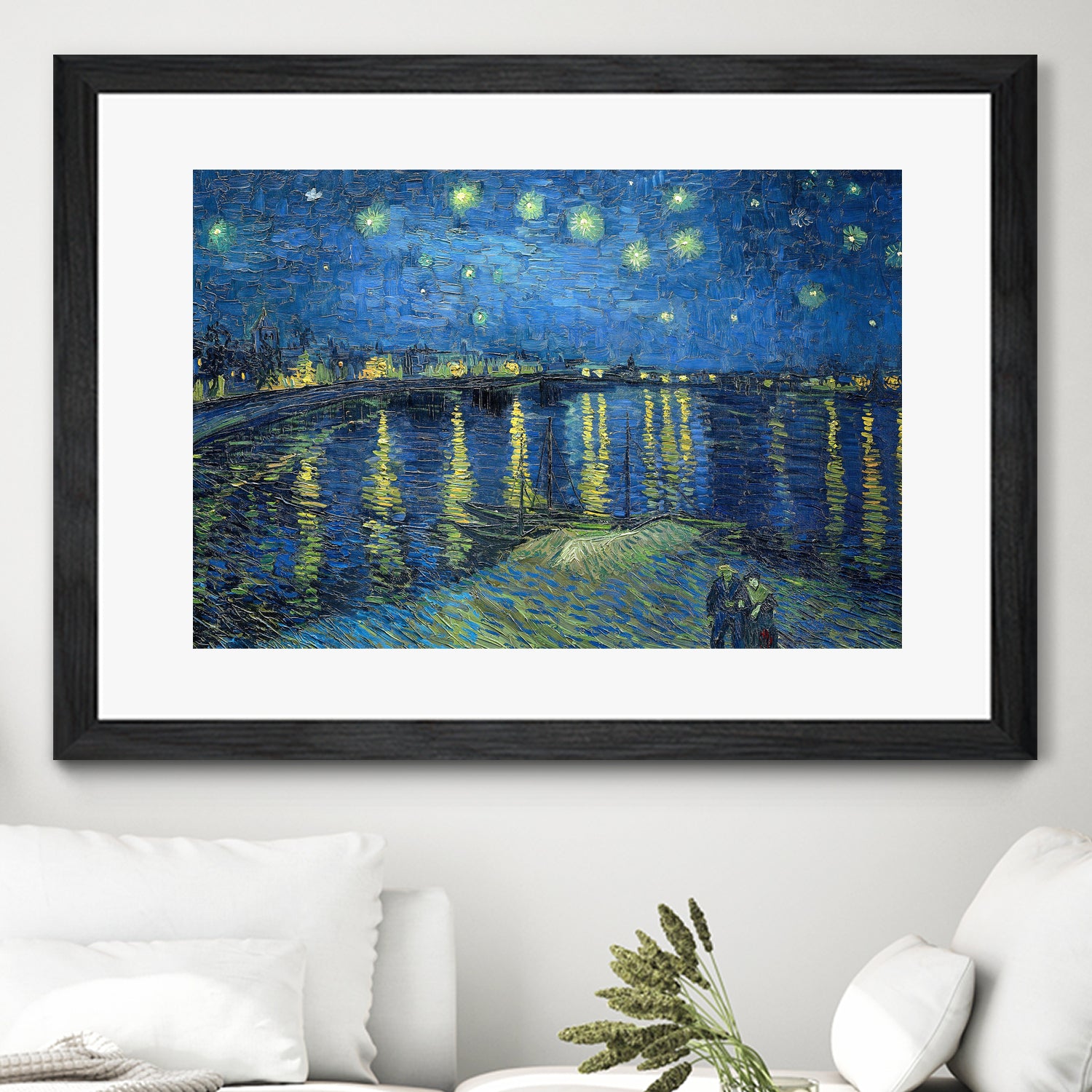 Starry Night Over the Rhône by Vincent van Gogh on GIANT ART - masters masters
