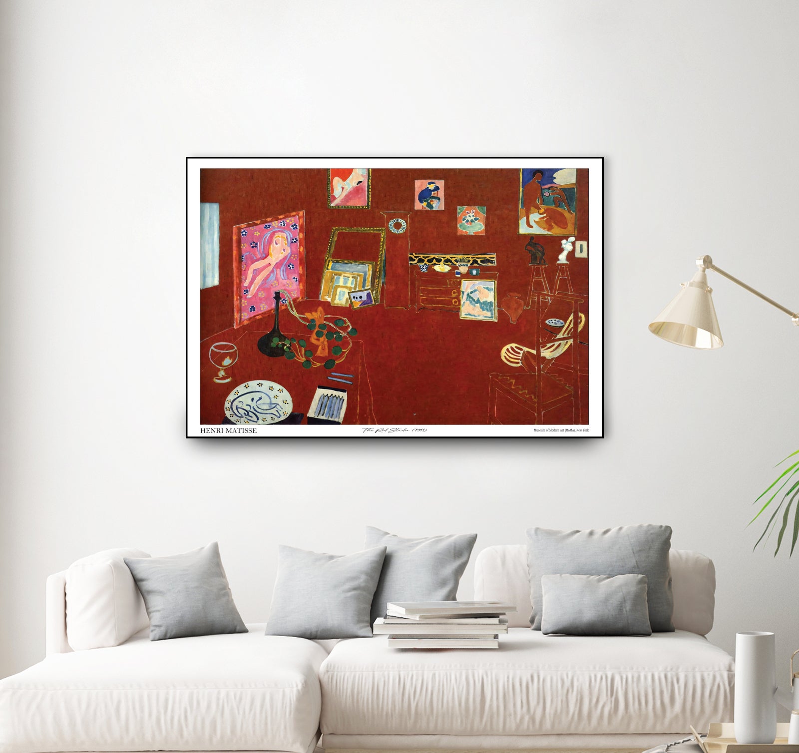 The Red studio by Henri Matisse on GIANT ART - museums