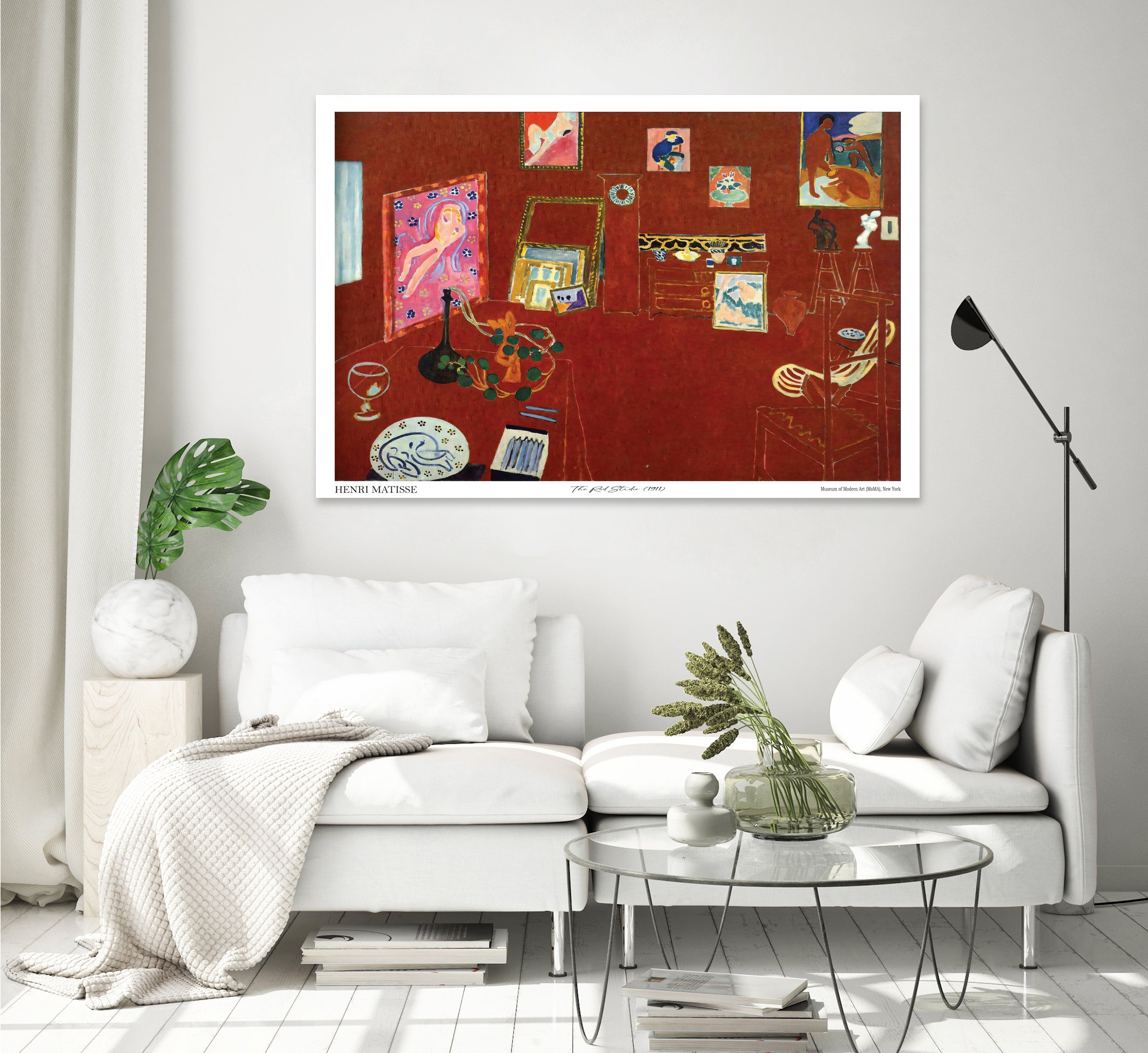 The Red studio by Henri Matisse on GIANT ART - museums