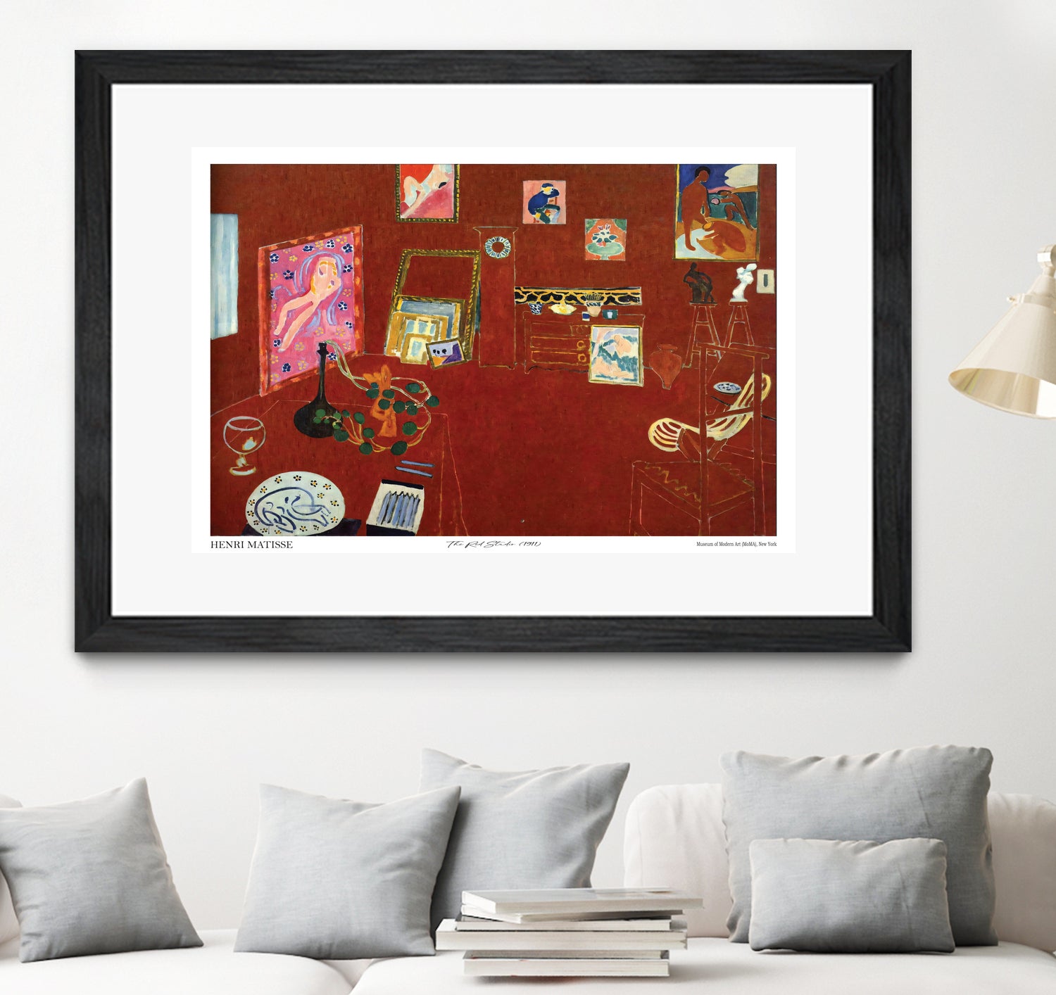 The Red studio by Henri Matisse on GIANT ART - museums