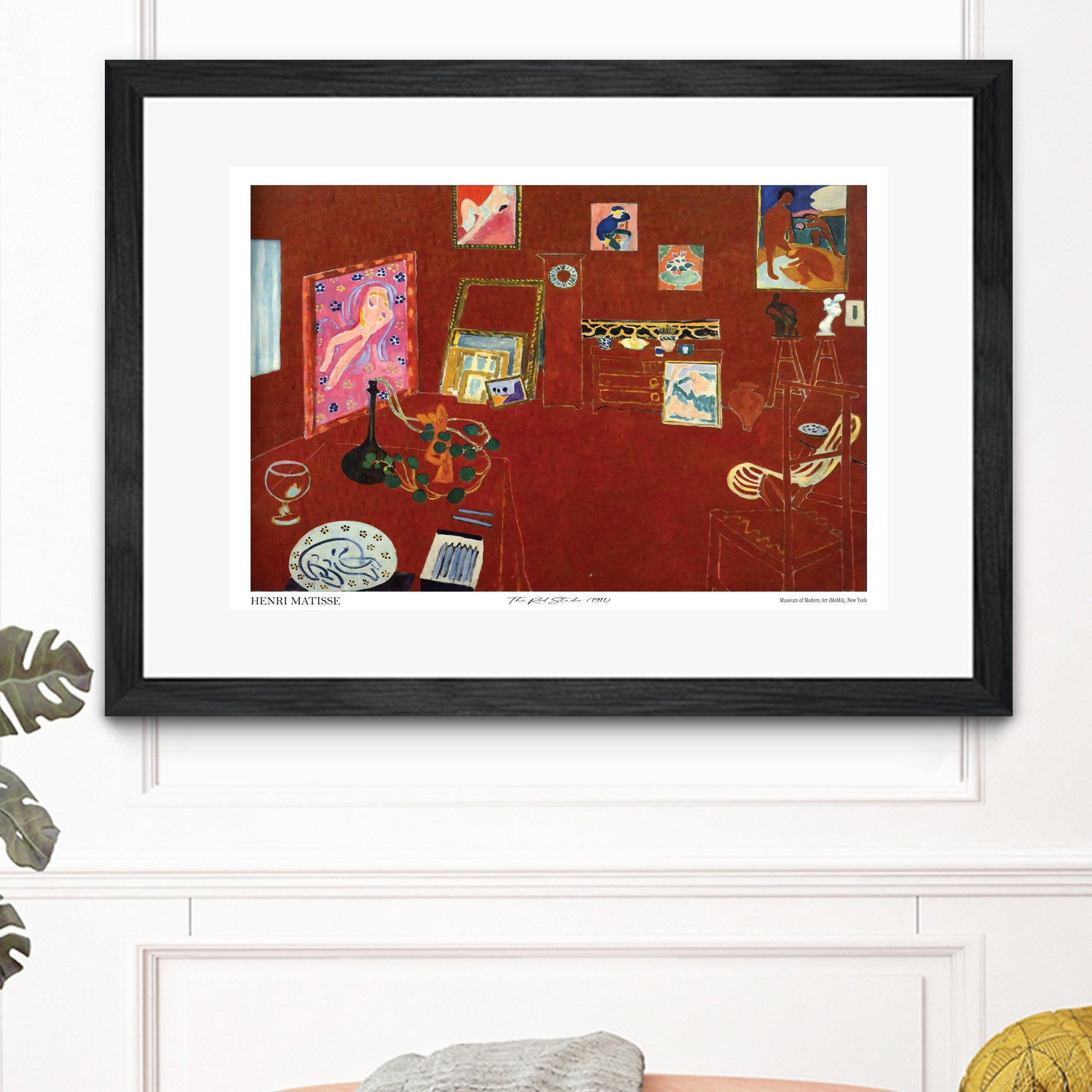 The Red studio by Henri Matisse on GIANT ART - museums
