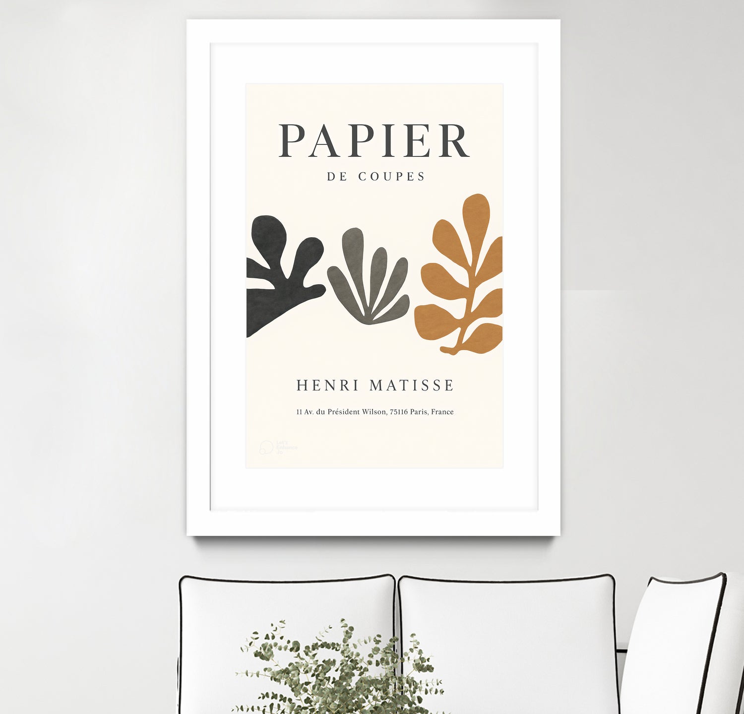 Papier d'automne by M Studio on GIANT ART - beige off cuts