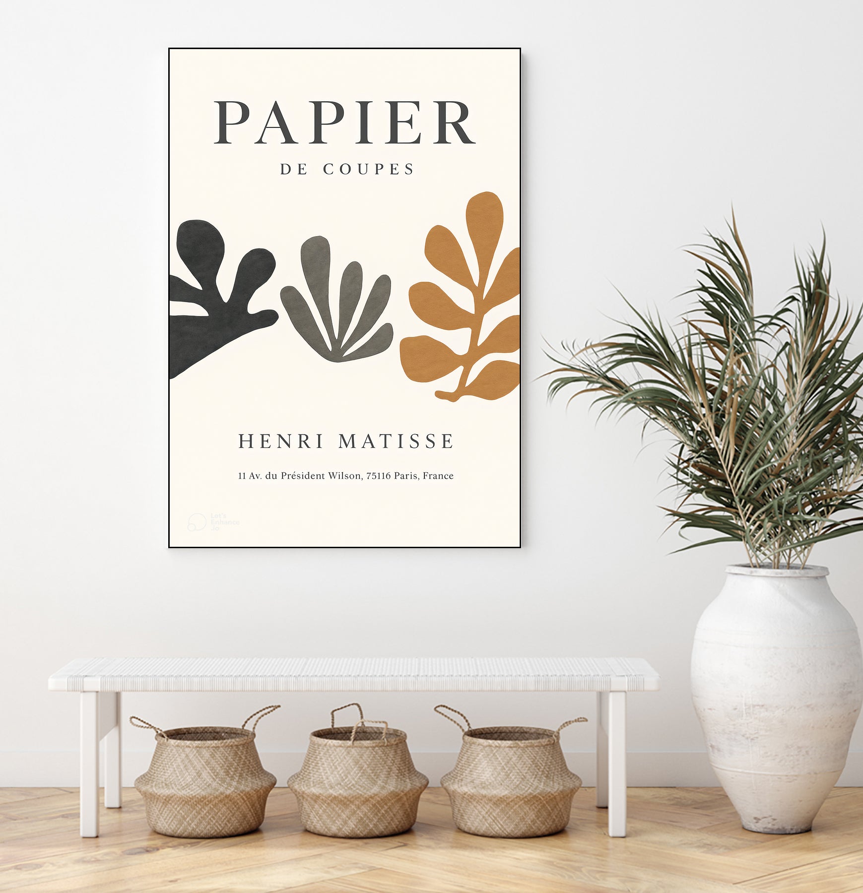 Papier d'automne by M Studio on GIANT ART - beige off cuts
