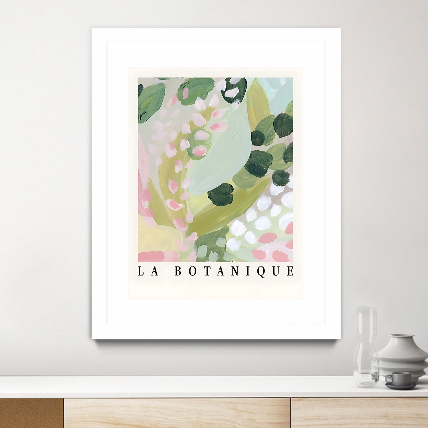 Botanique II by M Studio on GIANT ART - pink botanique flowers
