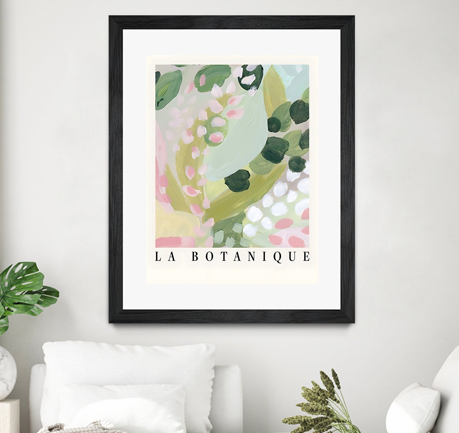 Botanique II by M Studio on GIANT ART - pink botanique flowers