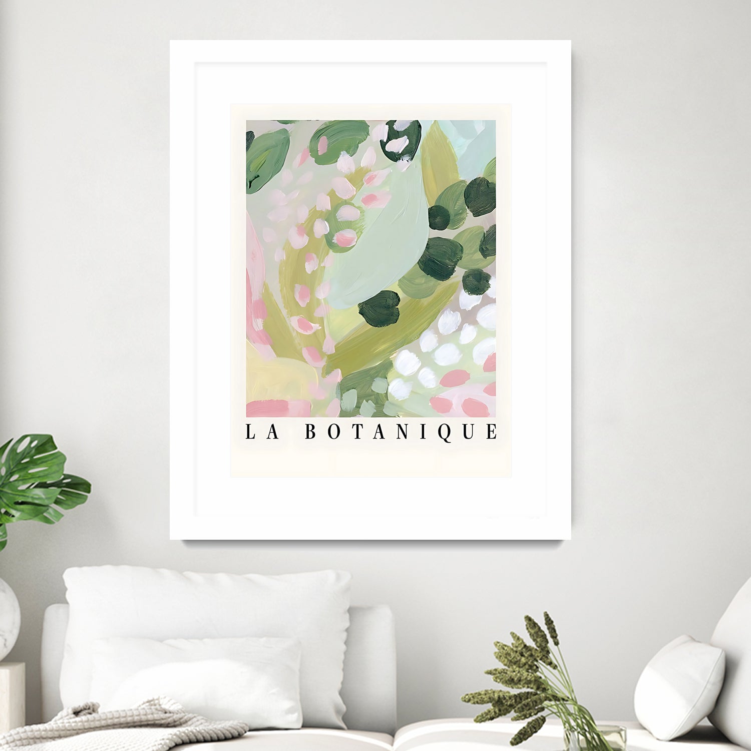 Botanique II by M Studio on GIANT ART - pink botanique flowers