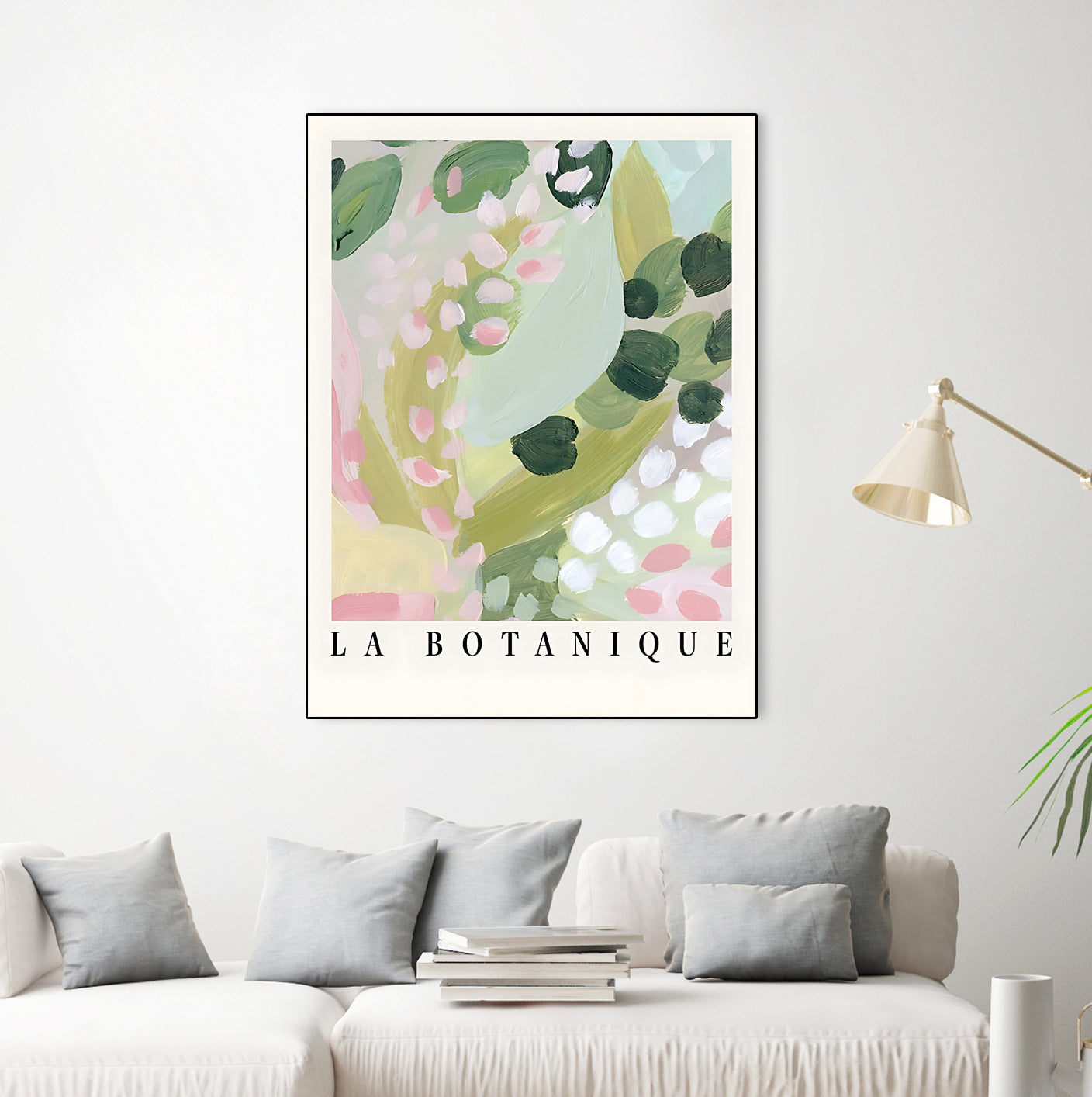 Botanique II by M Studio on GIANT ART - pink botanique flowers