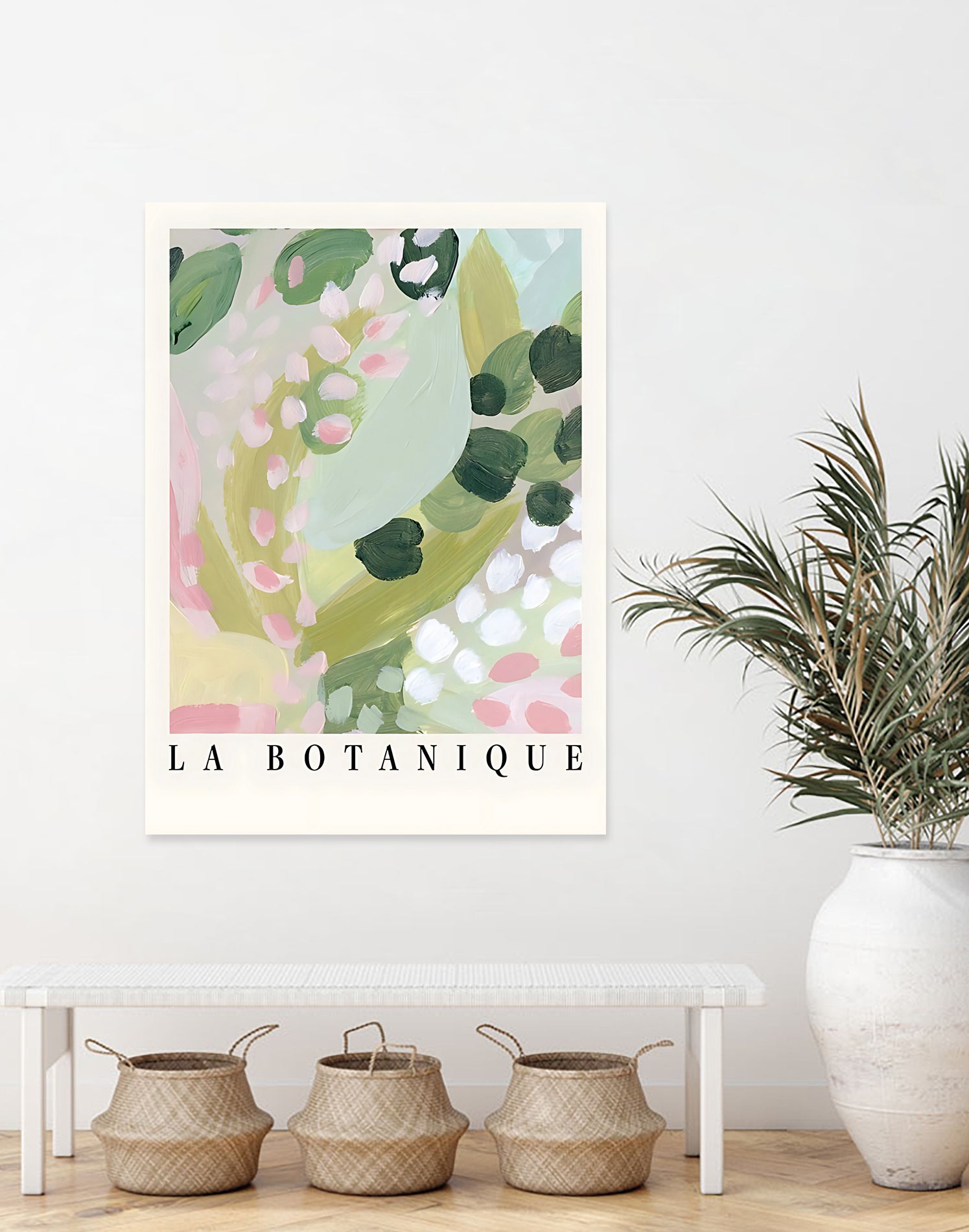 Botanique II by M Studio on GIANT ART - pink botanique flowers