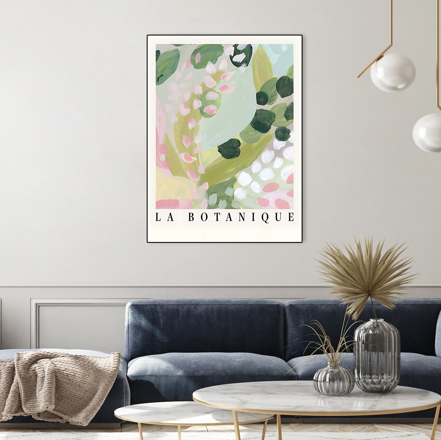 Botanique II by M Studio on GIANT ART - pink botanique flowers