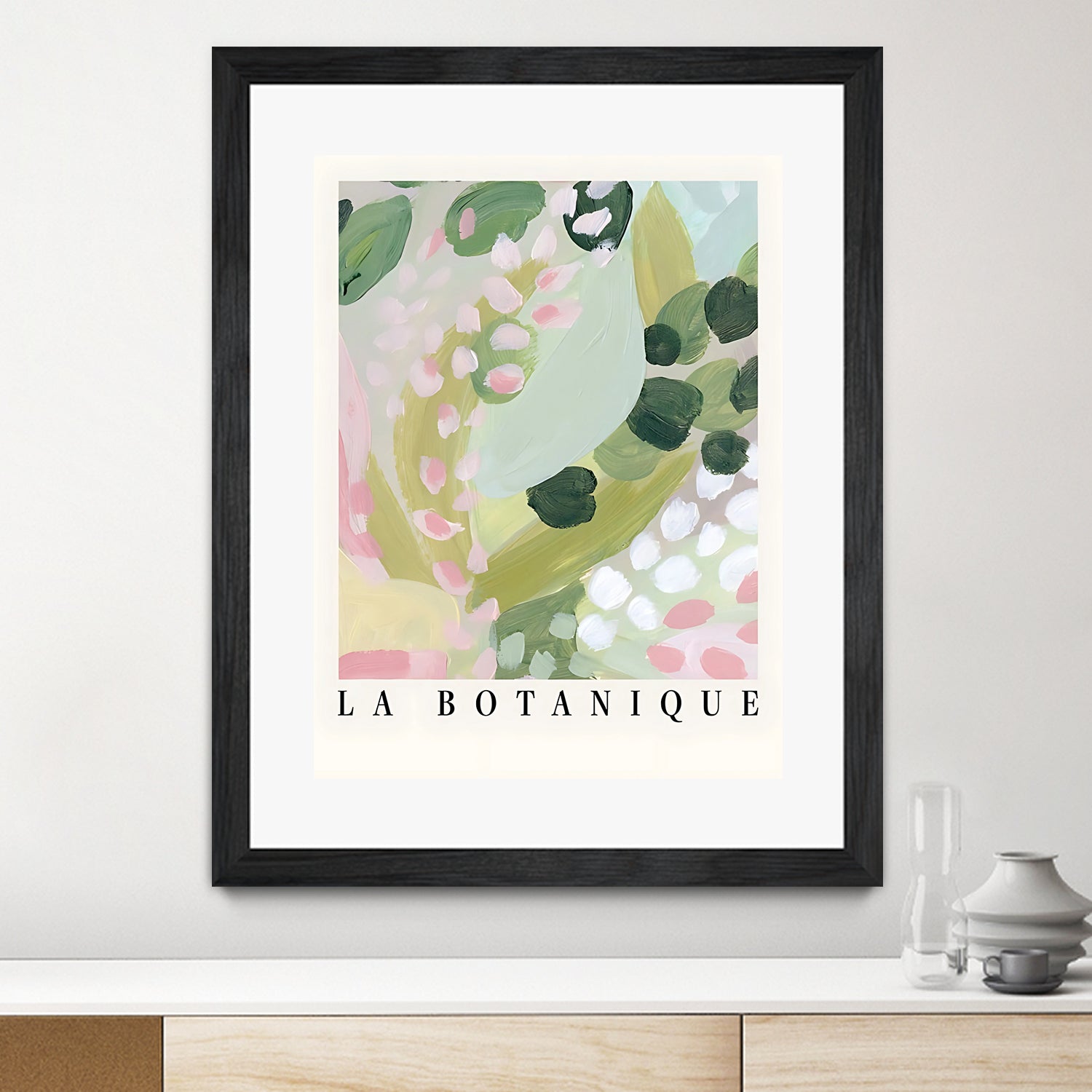 Botanique II by M Studio on GIANT ART - pink botanique flowers