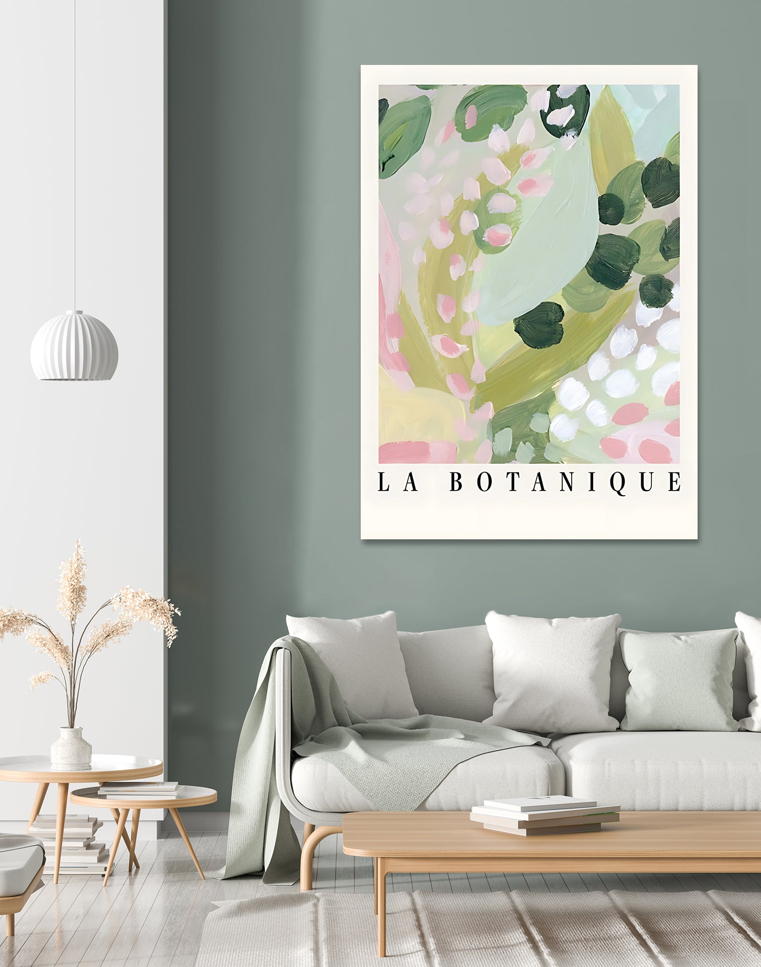 Botanique II by M Studio on GIANT ART - pink botanique flowers