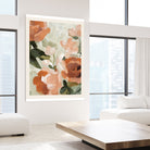 Autumn Blossom by M Studio on GIANT ART - green botanical flowers