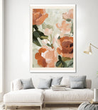 Autumn Blossom by M Studio on GIANT ART - green botanical flowers