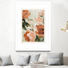 Autumn Blossom by M Studio on GIANT ART - green botanical flowers