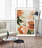 Autumn Blossom by M Studio on GIANT ART - green botanical flowers