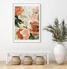 Autumn Blossom by M Studio on GIANT ART - green botanical flowers