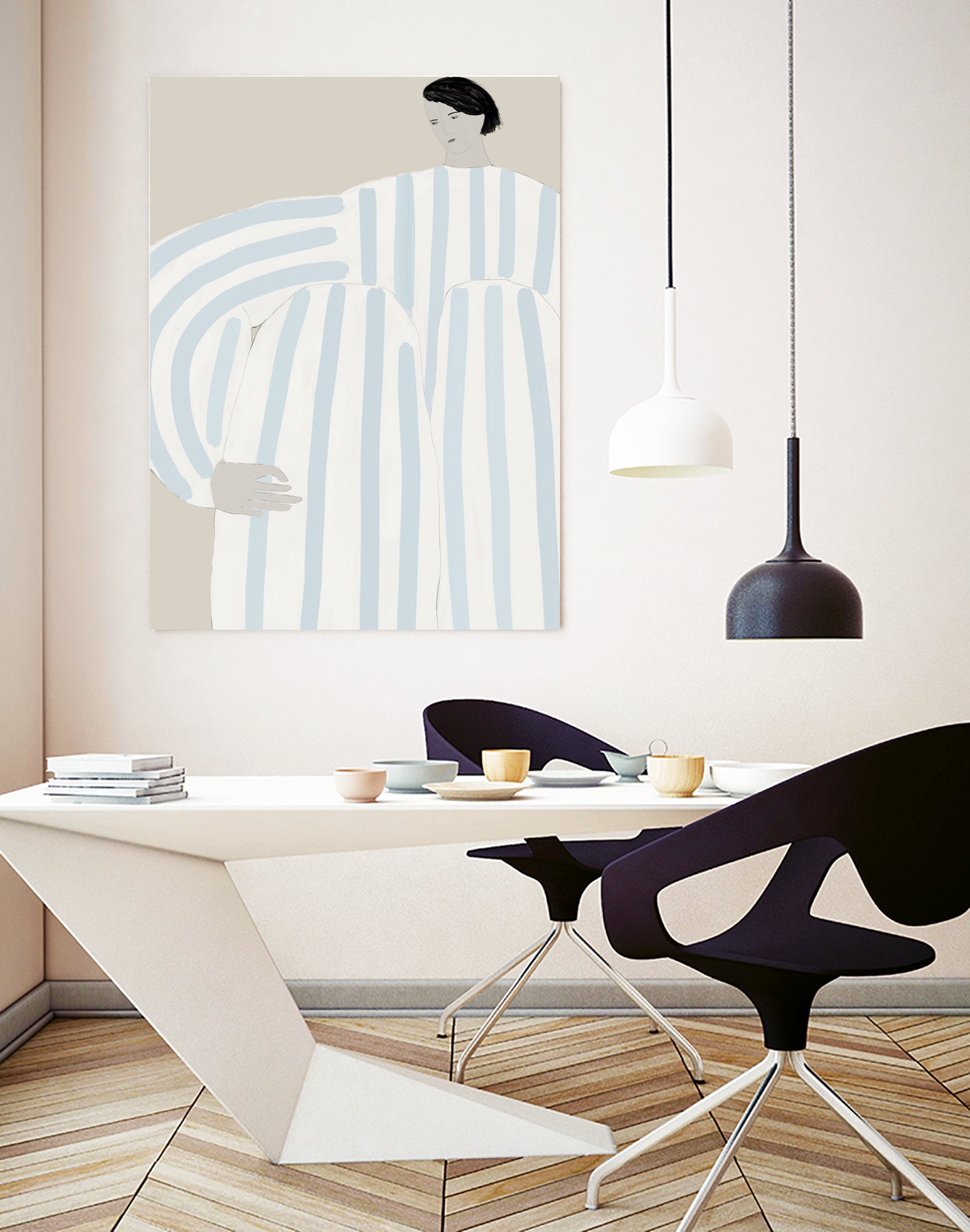 Form I by M Studio on GIANT ART - beige