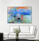 Sunrise 1872 by Monet on GIANT ART - museums