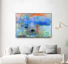 Sunrise 1872 by Monet on GIANT ART - museums