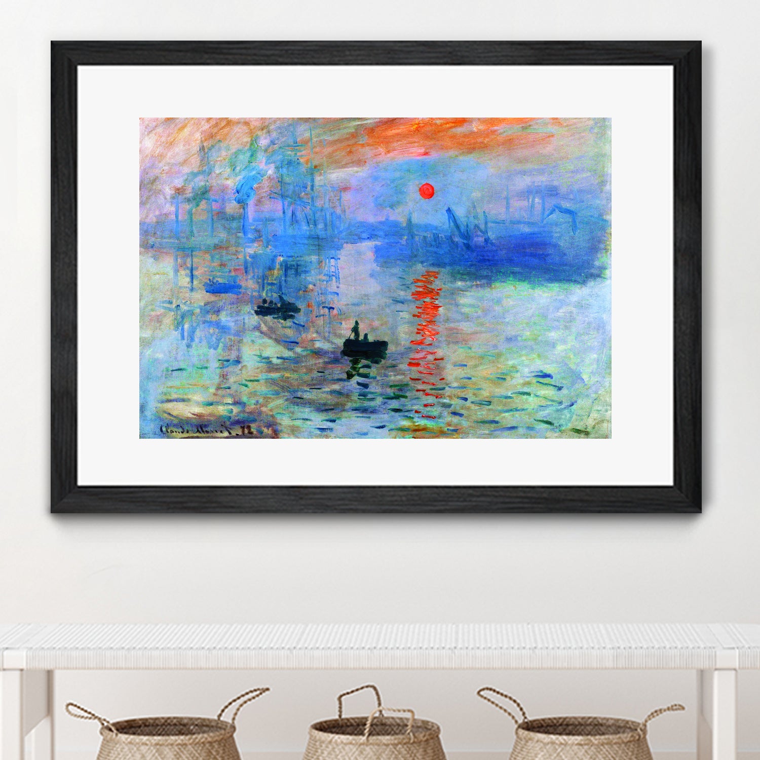 Sunrise 1872 by Monet on GIANT ART - museums