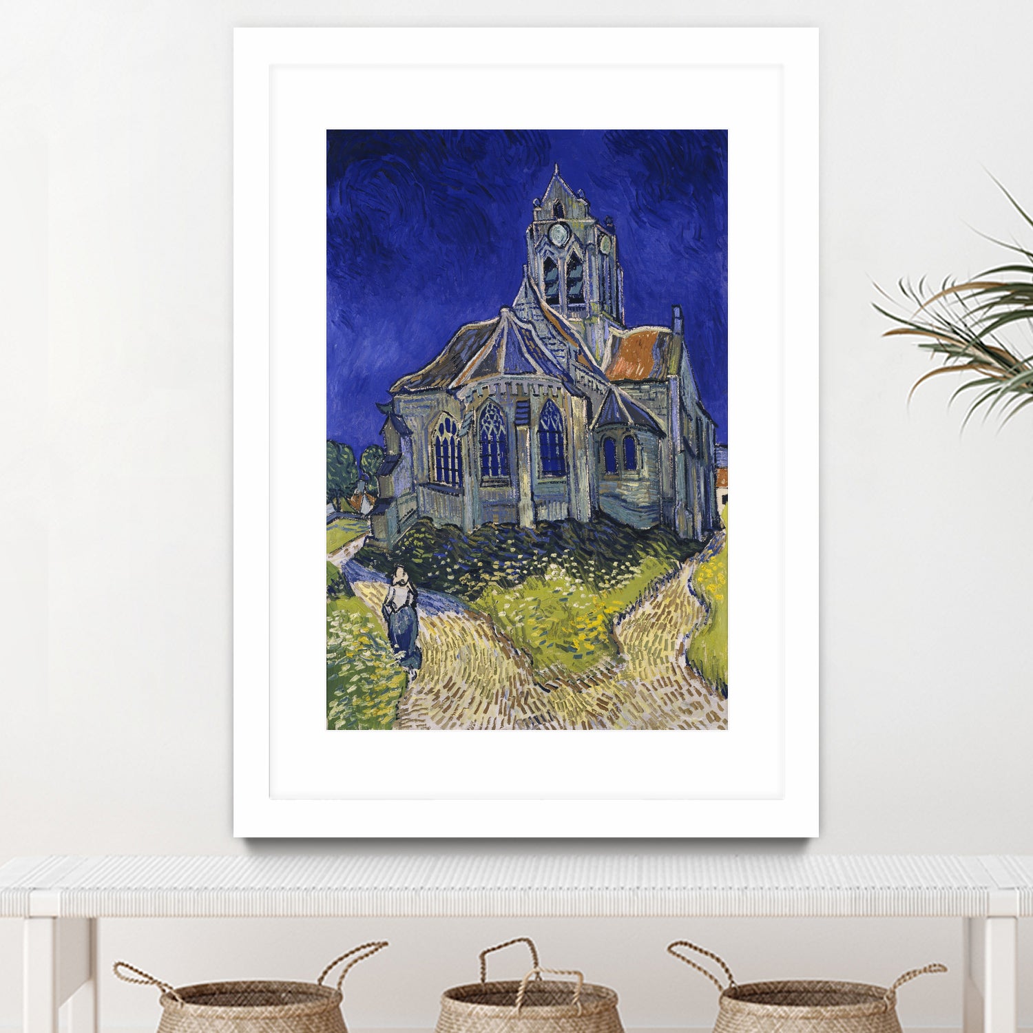 The Church in Auvers-sur-Oise by Vincent van Gogh on GIANT ART - museums