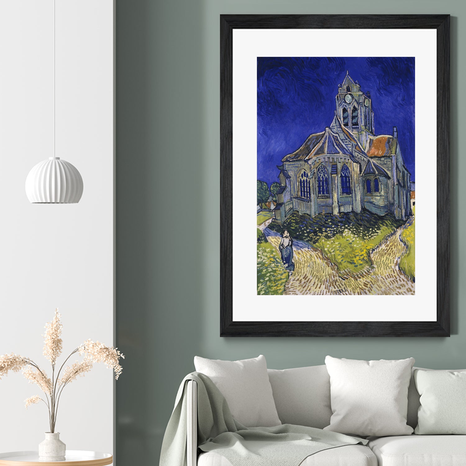 The Church in Auvers-sur-Oise by Vincent van Gogh on GIANT ART - museums
