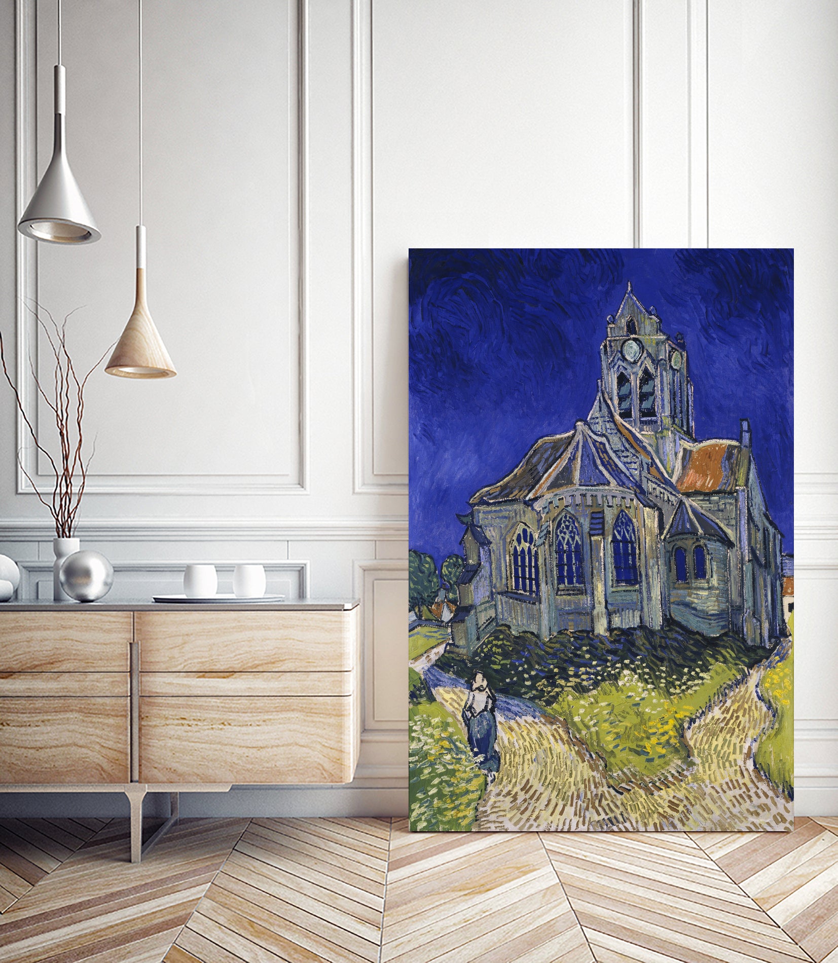 The Church in Auvers-sur-Oise by Vincent van Gogh on GIANT ART - museums