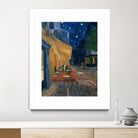 Cafe-terrace at night (Place du forum in Arles), 1888 by Vincent  van Gogh on GIANT ART - museums