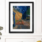 Cafe-terrace at night (Place du forum in Arles), 1888 by Vincent  van Gogh on GIANT ART - museums