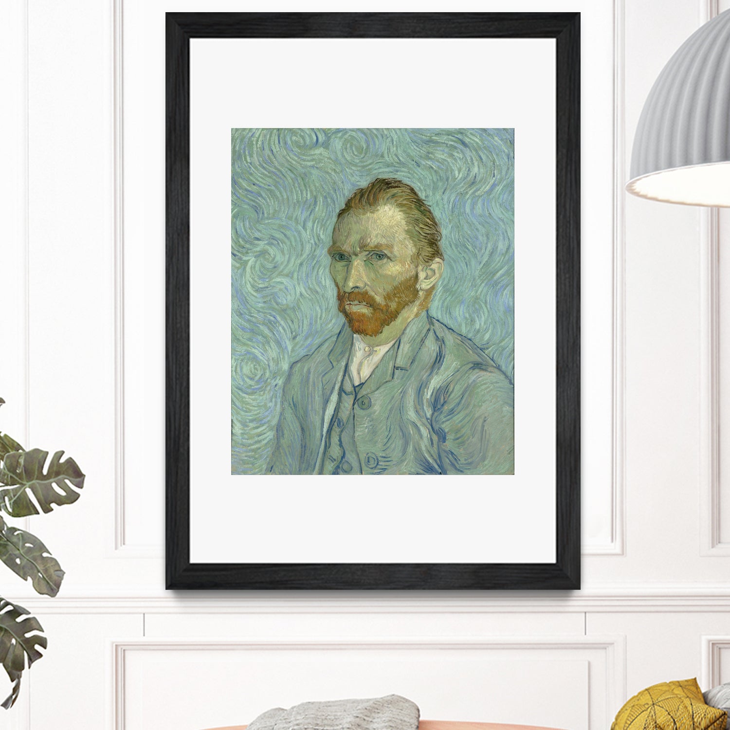 Self Portrait by Vincent Van Gogh on GIANT ART - green figurative