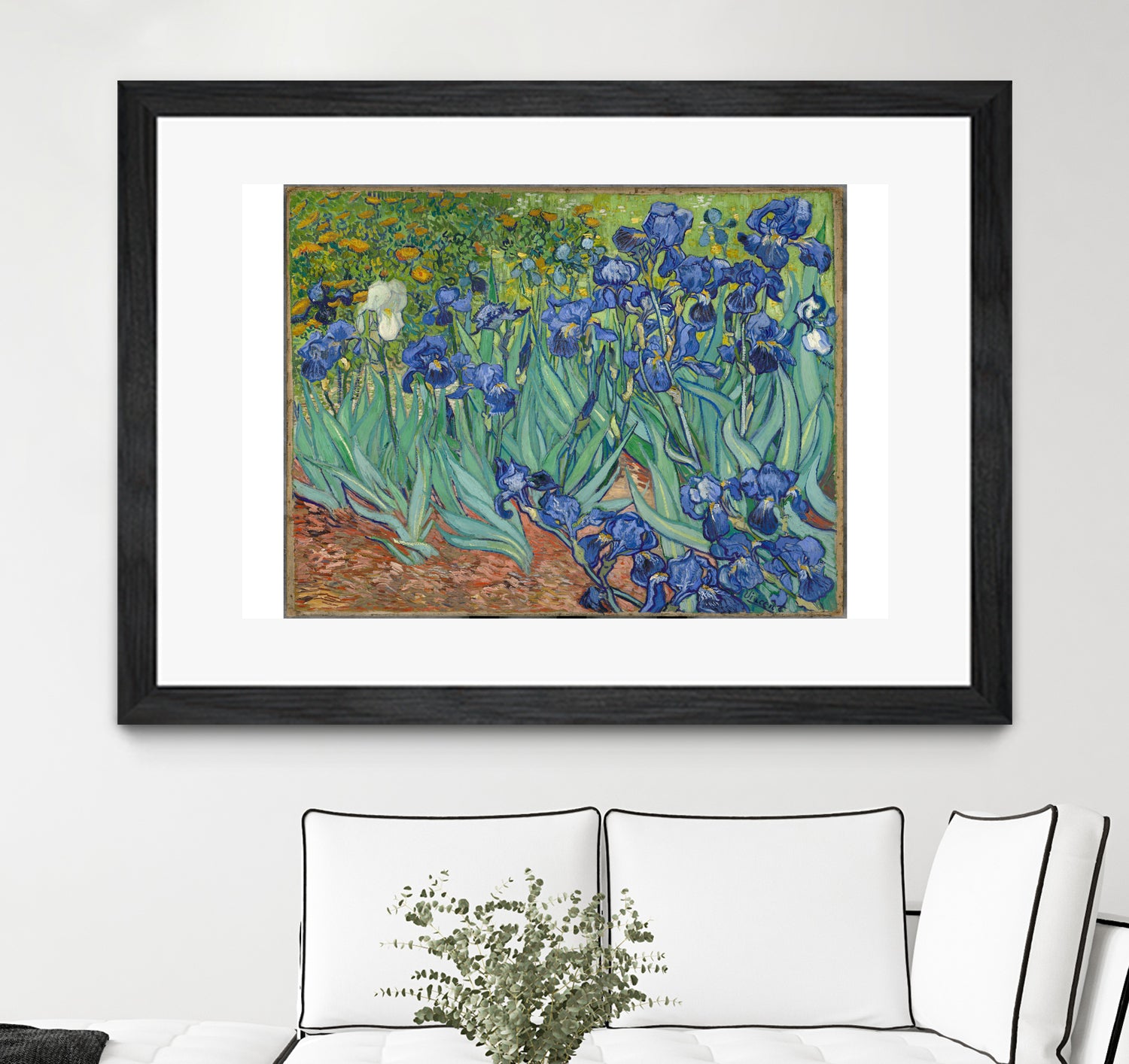 Irises, 1889 by Vincent Van Gogh on GIANT ART - green botanical