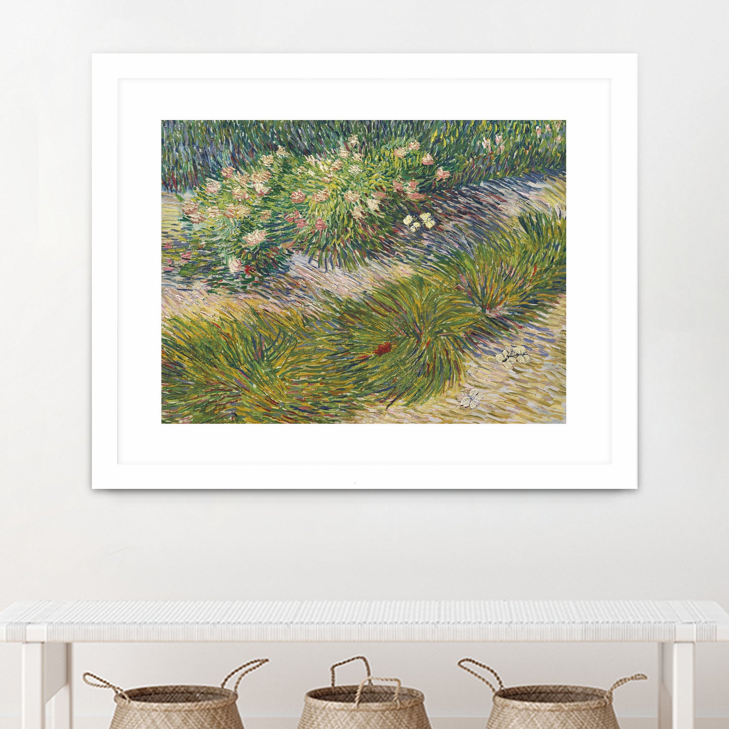 Coin de jardin avec papillons by Vincent van Gogh on GIANT ART